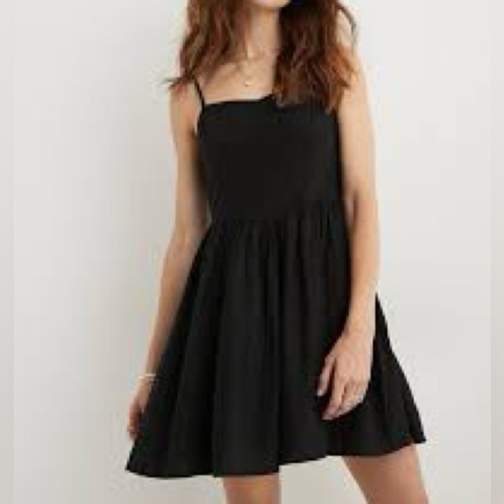 Aerie linen blend mini dress